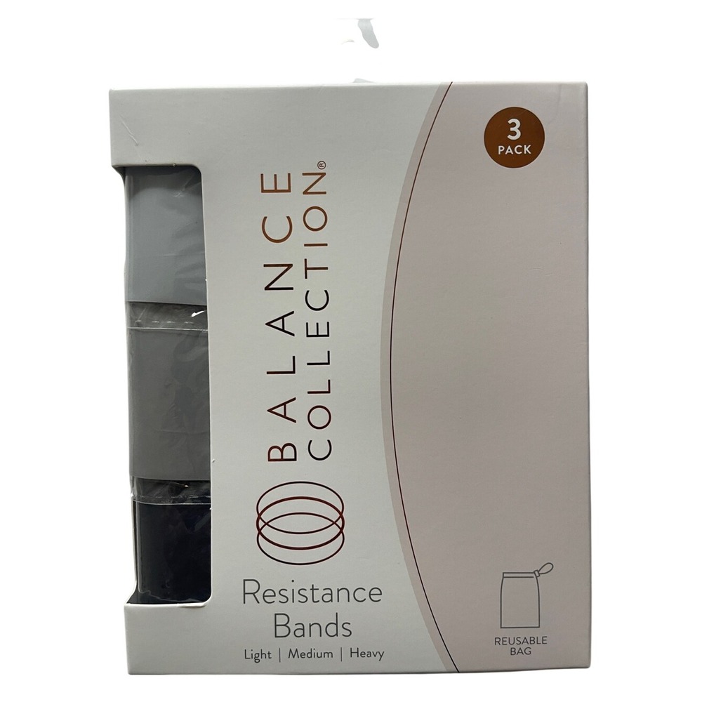 Balance Collection Resistance Bands 3 Pack NWT